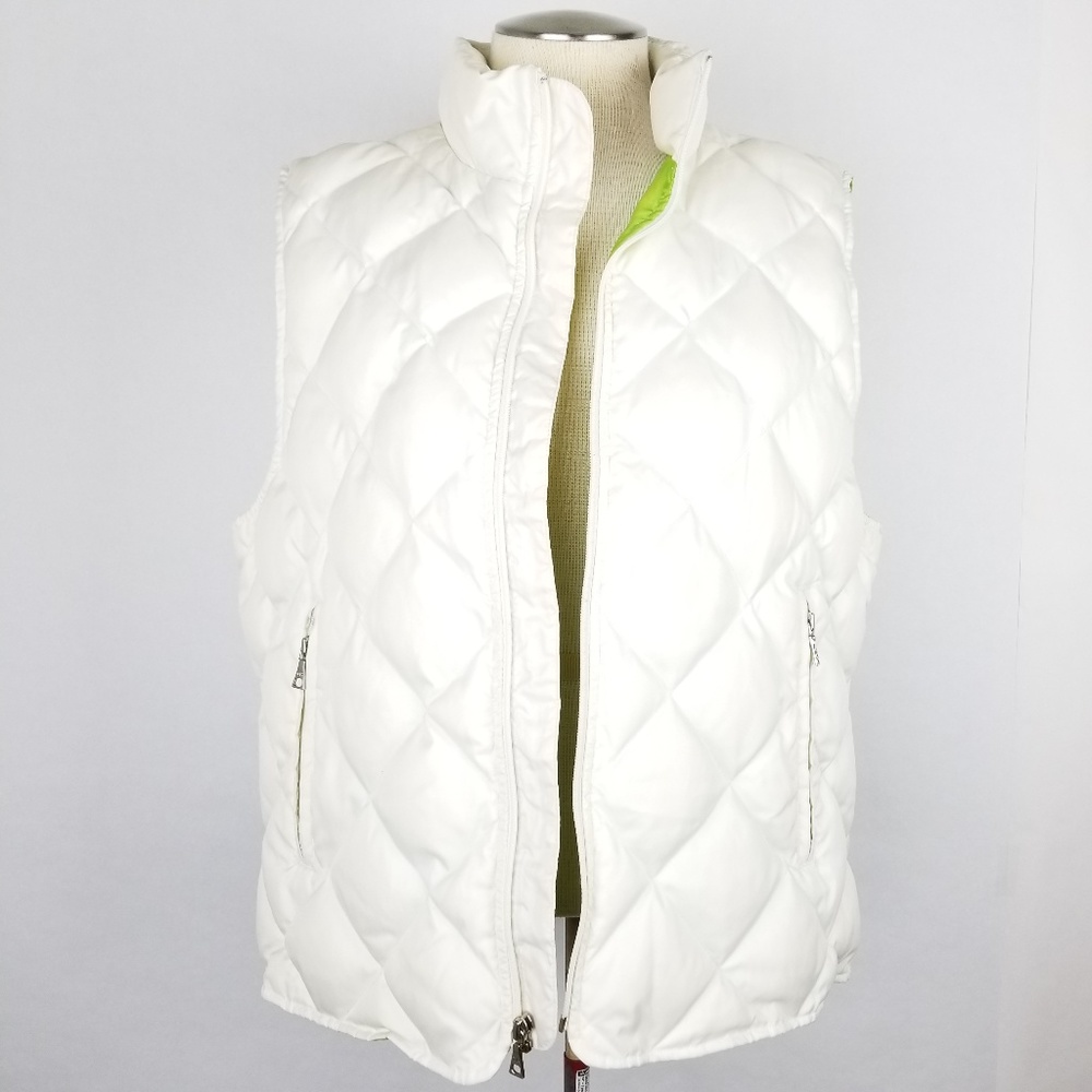 Tommy Hilfiger Puffer Vest size XL Ivory